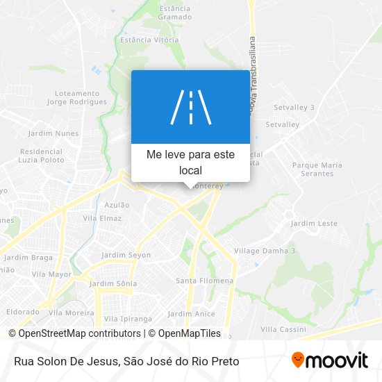 Rua Solon De Jesus mapa
