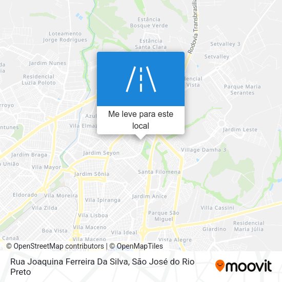 Rua Joaquina Ferreira Da Silva mapa