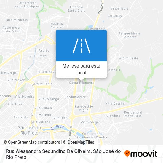 Rua Alessandra Secundino De Oliveira mapa