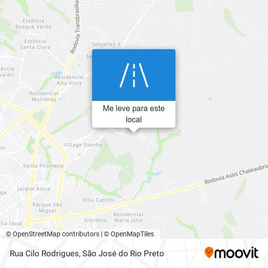 Rua Cilo Rodrigues mapa