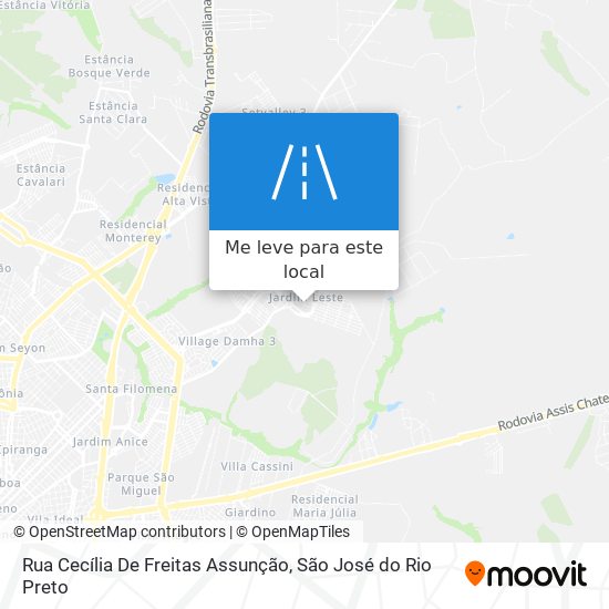 Rua Cecília De Freitas Assunção mapa