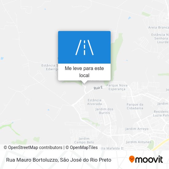 Rua Mauro Bortoluzzo mapa