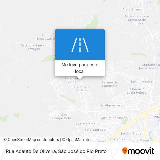 Rua Adauto De Oliveira mapa