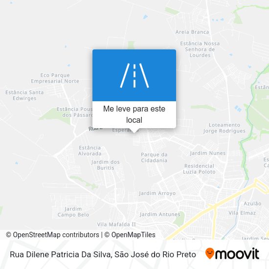Rua Dilene Patricia Da Silva mapa
