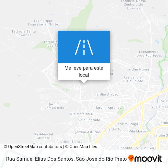 Rua Samuel Elias Dos Santos mapa