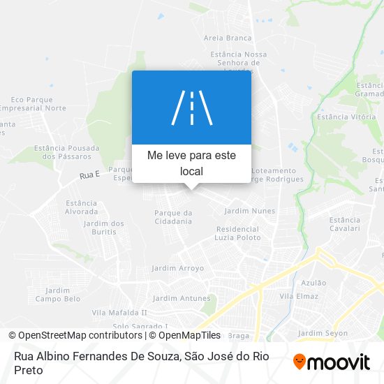 Rua Albino Fernandes De Souza mapa