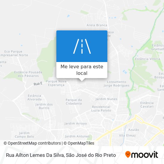 Rua Aílton Lemes Da Silva mapa