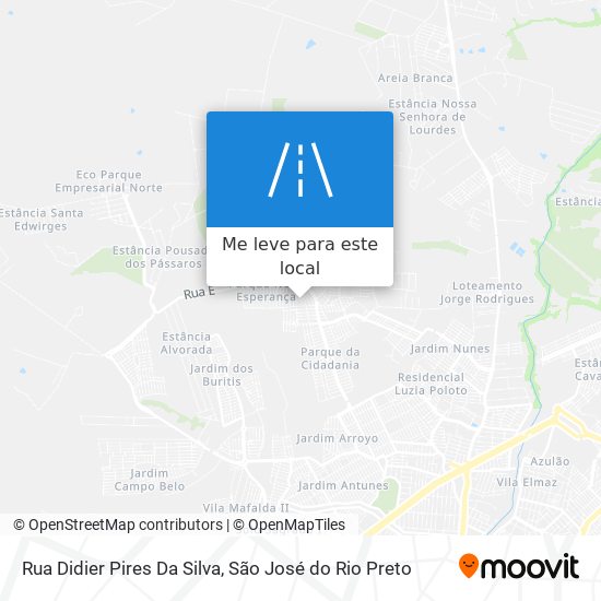 Rua Didier Pires Da Silva mapa