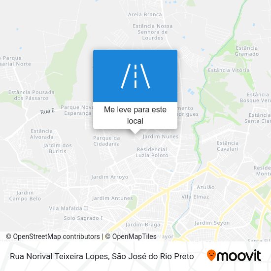 Rua Norival Teixeira Lopes mapa