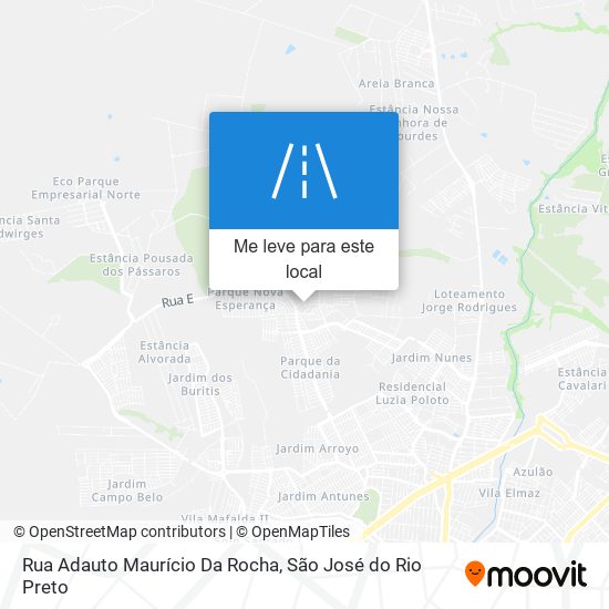 Rua Adauto Maurício Da Rocha mapa
