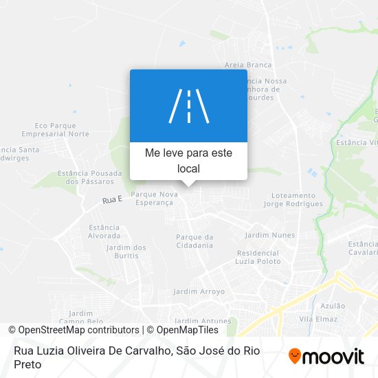 Rua Luzia Oliveira De Carvalho mapa