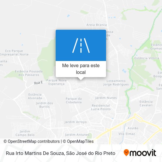 Rua Irto Martins De Souza mapa