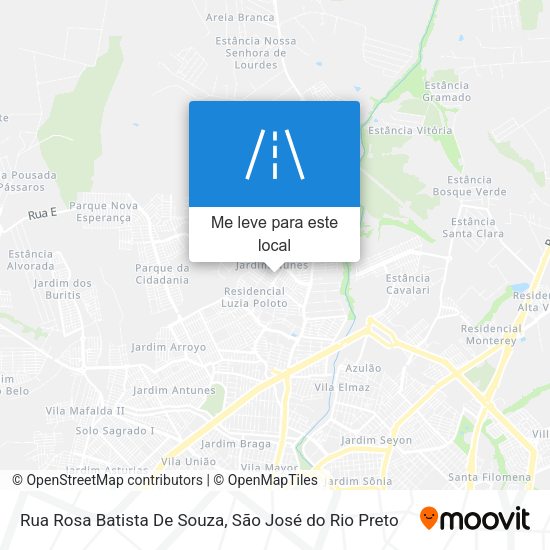 Rua Rosa Batista De Souza mapa