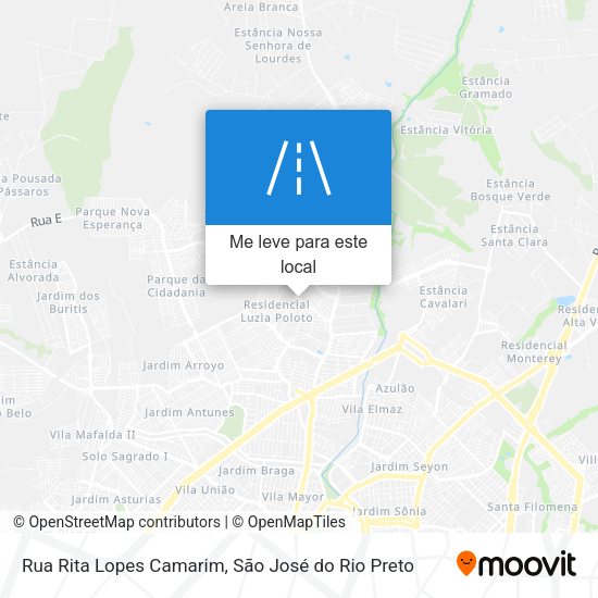 Rua Rita Lopes Camarim mapa