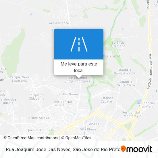 Rua Joaquim José Das Neves mapa