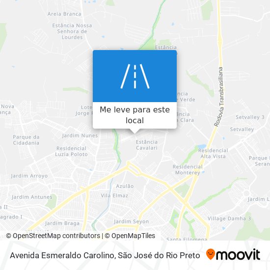 Avenida Esmeraldo Carolino mapa