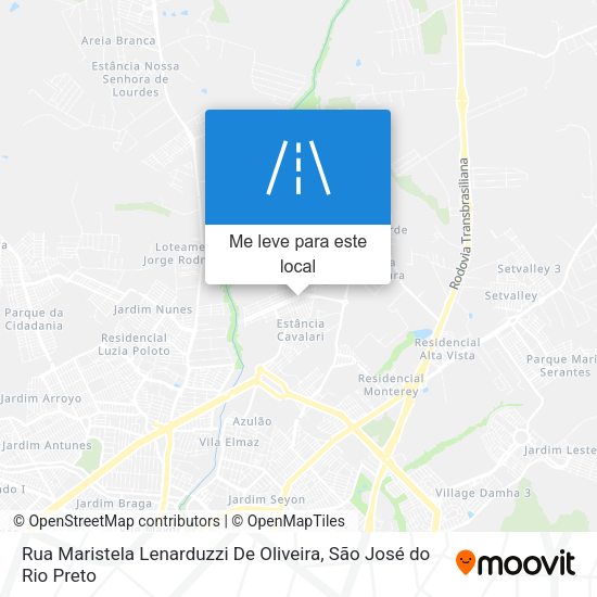 Rua Maristela Lenarduzzi De Oliveira mapa
