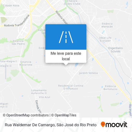 Rua Waldemar De Camargo mapa