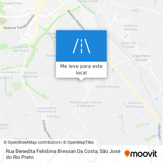 Rua Benedita Felisbina Bressan Da Costa mapa