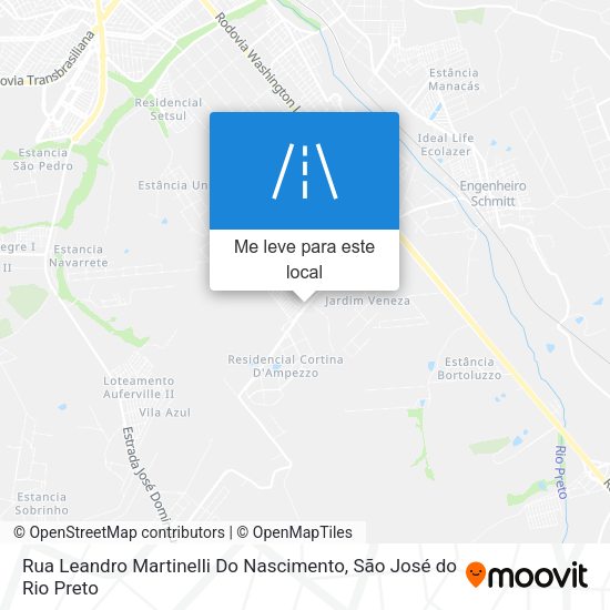 Rua Leandro Martinelli Do Nascimento mapa