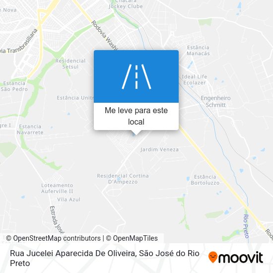 Rua Jucelei Aparecida De Oliveira mapa