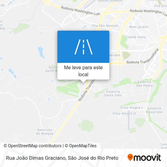 Rua João Dimas Graciano mapa