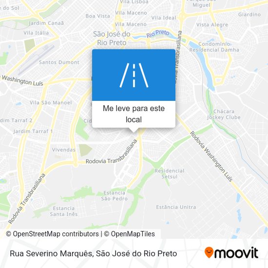 Rua Severino Marquês mapa
