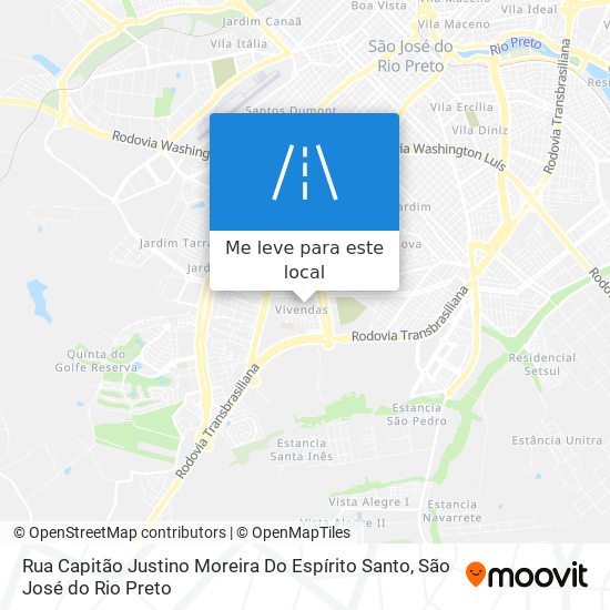 Rua Capitão Justino Moreira Do Espírito Santo mapa