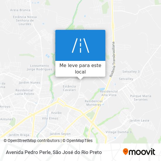 Avenida Pedro Perle mapa