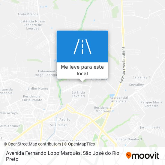 Avenida Fernando Lobo Marquês mapa