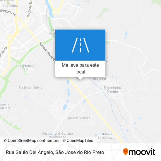 Rua Saulo Del Ângelo mapa