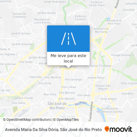 Avenida Maria Da Silva Dória mapa