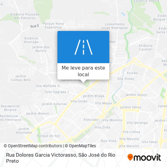 Rua Dolores Garcia Victorasso mapa