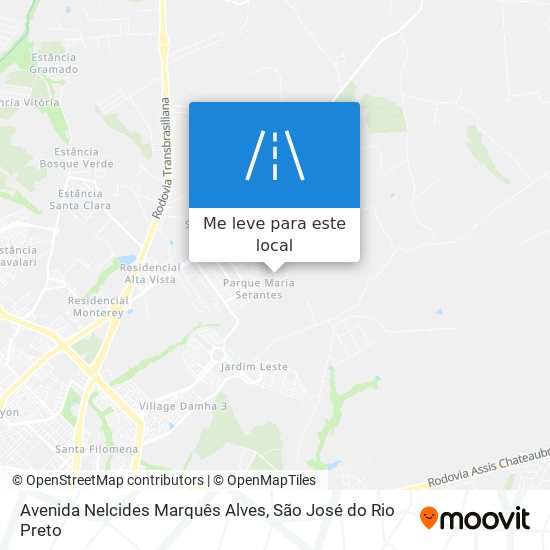 Avenida Nelcides Marquês Alves mapa