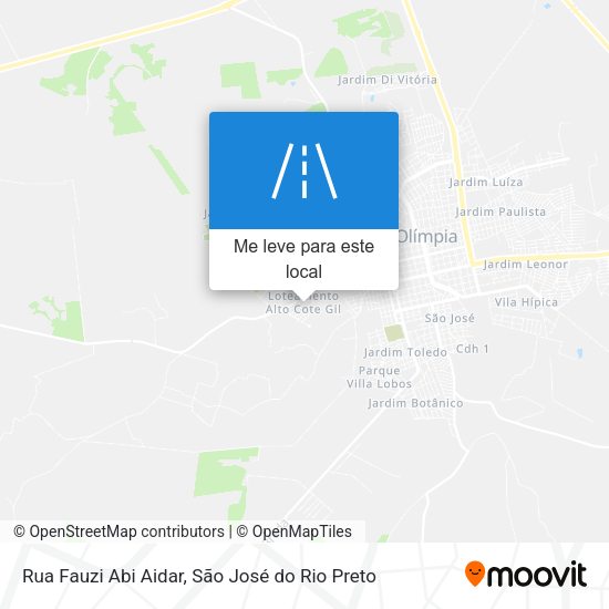 Rua Fauzi Abi Aidar mapa