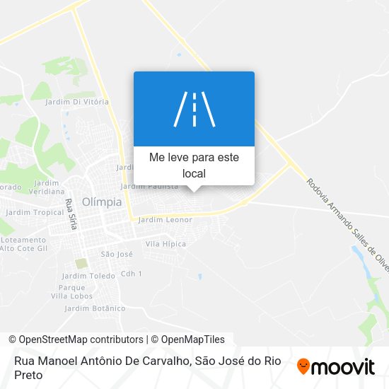 Rua Manoel Antônio De Carvalho mapa
