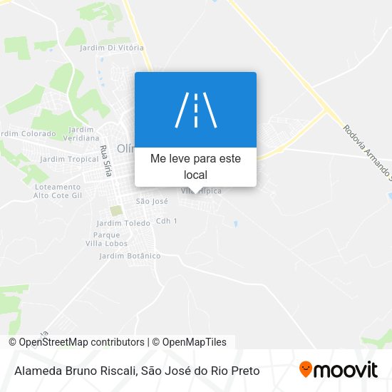 Alameda Bruno Riscali mapa