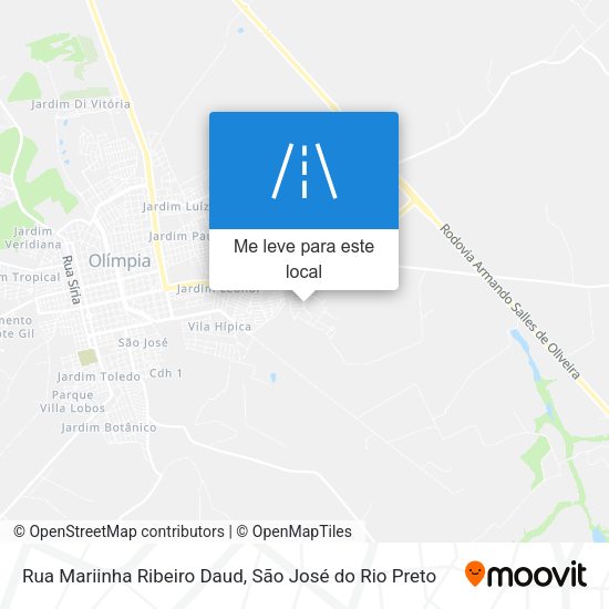 Rua Mariinha Ribeiro Daud mapa