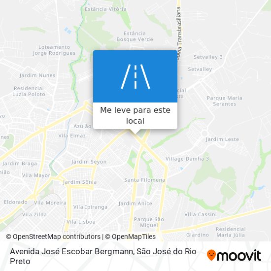 Avenida José Escobar Bergmann mapa