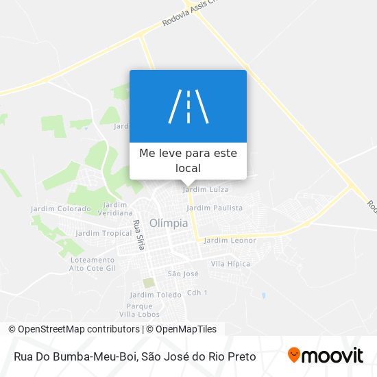 Rua Do Bumba-Meu-Boi mapa