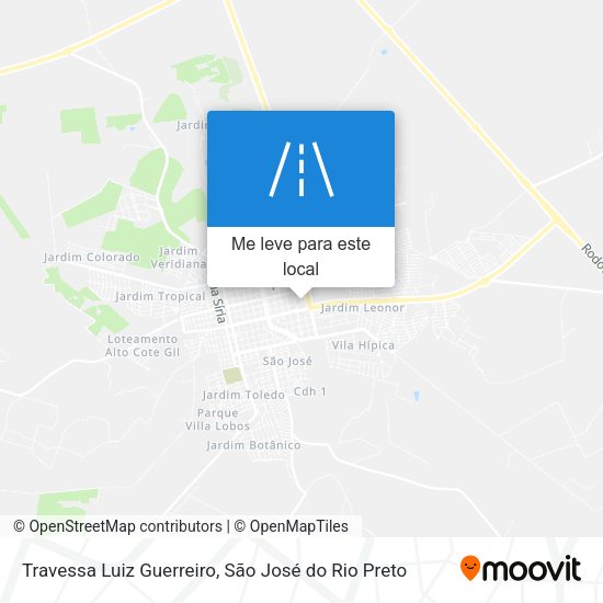 Travessa Luiz Guerreiro mapa