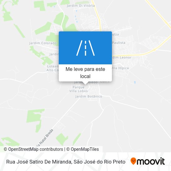 Rua José Satiro De Miranda mapa