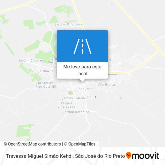 Travessa Miguel Simão Kehdi mapa