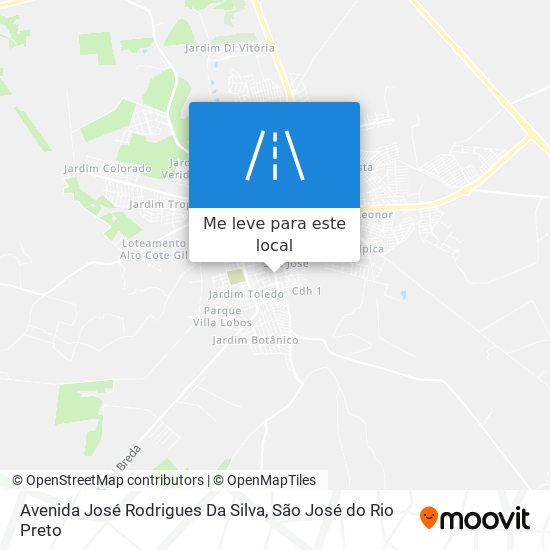 Avenida José Rodrigues Da Silva mapa