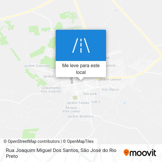 Rua Joaquim Miguel Dos Santos mapa