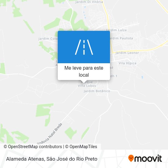 Alameda Atenas mapa
