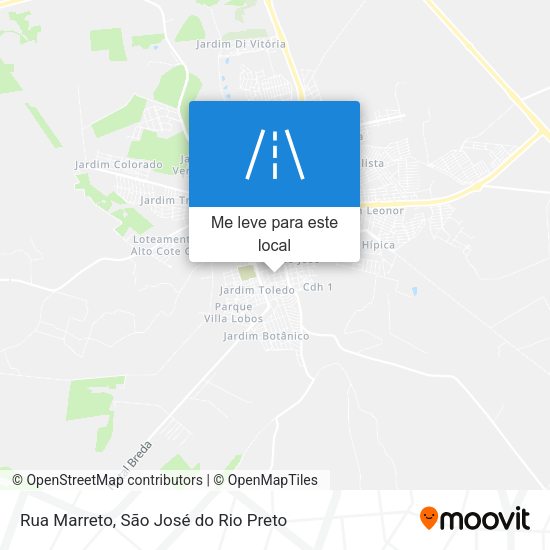 Rua Marreto mapa