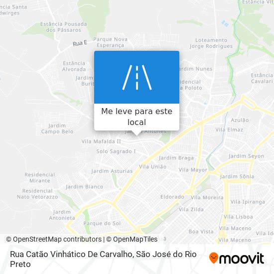 Rua Catão Vinhático De Carvalho mapa