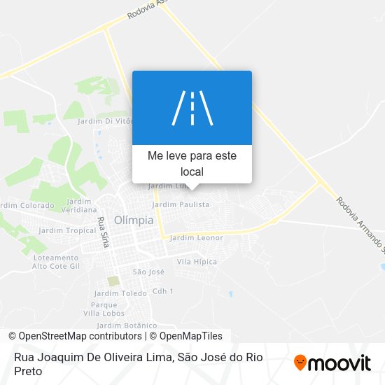 Rua Joaquim De Oliveira Lima mapa