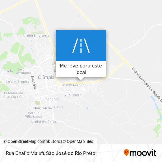 Rua Chafic Malufi mapa